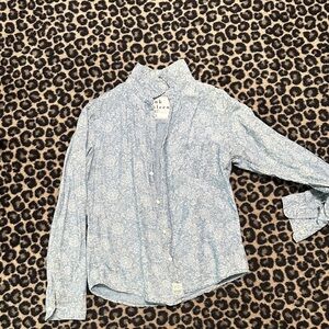 Frank & Eileen Light Blue Floral Shirt